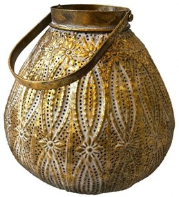 Φανάρι HC22326623 Φ23x22,5cm Gold Oriana Ferelli® Metal