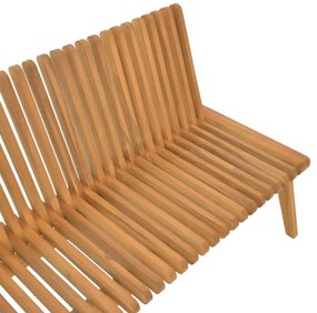 Παγκάκι Jey teak ξύλο σε φυσική απόχρωση 150x45x40εκ 150x57.5x80 εκ.