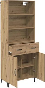 vidaXL Highboard Artisan Oak 69,5 x 34 x 180 εκ. Επεξεργασμένο ξύλο