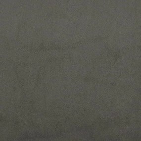 Πλαίσιο Κρεβατιού με Κεφαλάρι Σκ. Γκρι 120x200 εκ. Βελούδινο - Γκρι