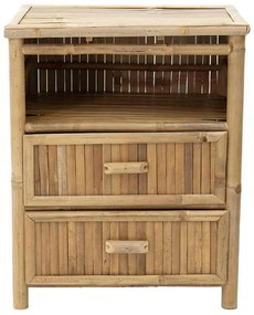 Κομοδίνο Ofra pakoworld bamboo φυσικό 56x46x69εκ