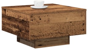 vidaXL Τραπεζάκι Καφέ, Παλιό Ξύλο, 55x55x31 εκ, Κατασκευασμένο Ξύλο