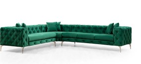 Corner Sofa Como Left - Green Green