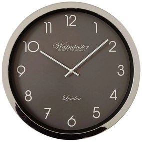 Ρολόι Τοίχου QN0001613A Φ40,2cm Brown Oriana Ferelli® Πλαστικό