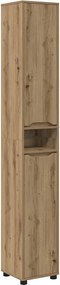 vidaXL Ντουλάπι Μπάνιου Artisan Oak 30,5 x 30 x 195 εκ