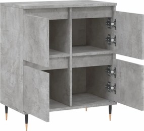 vidaXL Ντουλάπι Γκρι Σκυροδέματος 60x35x70 εκ. Επεξεργασμένο Ξύλο