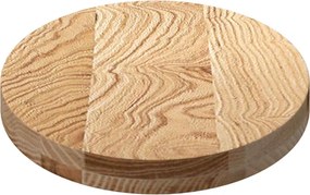 vidaXL Επιτραπέζια επιφάνεια 80x40x4 εκ. από Μασίφ Ξύλο Δρυός Οβάλ