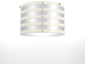 Φωτιστικό Κρεμαστό Milan Μονόφωτο Λευκό (PP+PVC) Ε27 32x32x80cm - Πολυπροπυλένιο - MED-10130