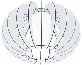 Φωτιστικό Οροφής Stellato 2 95605 White Eglo Metal,Wood