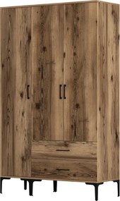 Τριφυλλη Ντουλαπα Καρυδια KUMSAL 47.5x80x201.4