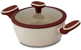 Κατσαρόλα Αντικολλητική Terrestrial 10-144-320 20cm Brown-Beige Nava 20cm Aluminium