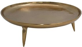 Διακοσμητικός Δίσκος 934-124-032 34x10cm Gold Μέταλλο