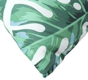Μαξιλάρια Παλέτας 3 τεμ. Σχέδιο Φύλλων Υφασμάτινα - Πράσινο