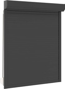 vidaXL Ρολό εισόδου Ανθρακί 120 x 150 cm Αλουμίνιο και Πολυουρεθάνη