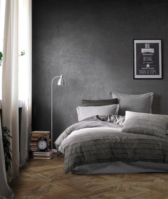 Πάπλωμα Polycotton Μονό 160x240εκ. Shades Of Grey 485 Grey DimCol