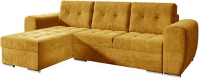 Γωνιακός καναπές Bari-Moustardi - 256.00Χ156.00Χ97.00cm