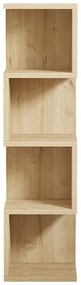 Ραφιέρα επιδαπέδια Pratel pakoworld σε oak απόχρωση 25x27x95εκ (1 τεμάχια)