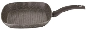 Τηγάνι Γκριλιέρα ORIon BG0Or08520 Bg-8520 Αντικολλητικό 28X28X4 5cm Brown Bergner 28cm Aluminium