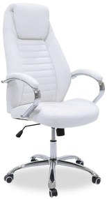 Καρέκλα γραφείου διευθυντή Sonar pakoworld pu λευκό Model: 033-000008