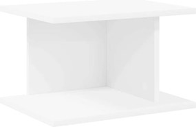 vidaXL Κομοδίνο Λευκό 40 x 30 x 25 εκ Επεξεργασμένο ξύλο