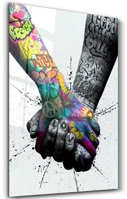 Πίνακας Γυάλινος 672BRS4631 70x110cm Multi Wallity Vertical Γυαλί