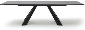 Bali Καρεκλα Relax Μαύρη + Υποπόδιο 83x86x102 cm