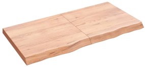 Επιφ Τραπεζιού Αν Καφέ 120x60x(2-6)εκ. Επεξ. Μασίφ Ξύλο Δρυός