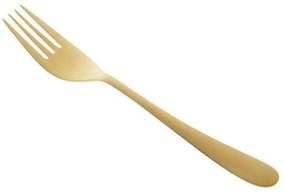 Πιρούνι Φαγητού (Σετ 12Τμχ) 6-60-256-0021 Gold Click Stainless Steel