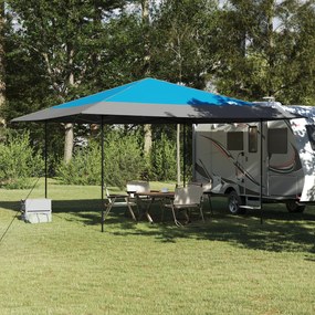 vidaXL Σκηνή Σκίασης Μπλε 400 x 400 x 227 / 236 / 245 εκ Ύφασμα Oxford