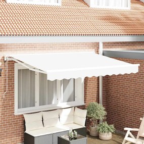 vidaXL Σκελετός Τέντας Λευκός 250 x 200 cm Πολυεστέρας με Επικάλυψη PU