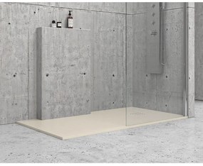 Ντουζιέρα ορθογώνια υψηλής αντοχής PIETRA Cream KARAG 80x160x2,5cm