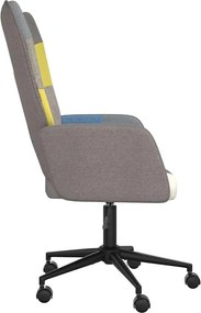 vidaXL Πολυθρόνα Relax Σχέδιο Patchwork Υφασμάτινη