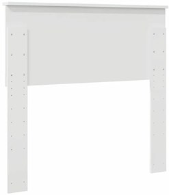 vidaXL Κεφαλάρι με κεφαλάρι Λαμπερό Λευκό 90 cm Επεξεργασμένο ξύλο