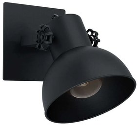 Φωτιστικό Τοίχου-Απλίκα 'Barnstaple 1' 43431 Black Eglo Metal,Wood