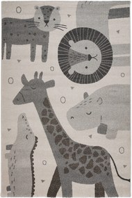 Χαλί Liloom 64900 161 Ecru-Grey Βιοκαρπέτ 160X230cm