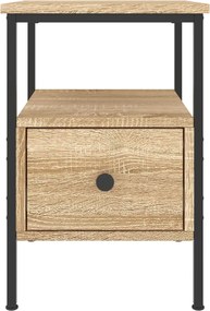 vidaXL Κομοδίνα 2 τεμ. Sonoma Δρυς 34 x 36 x 50 εκ. από Επεξεργ. Ξύλο