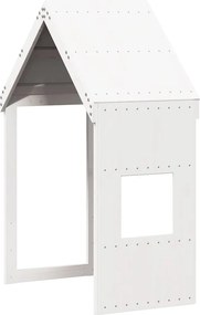 vidaXL Οροφή Κρεβατιού Παιδική Λευκό 55x84x132 εκ. Μασίφ Ξύλο Πεύκου