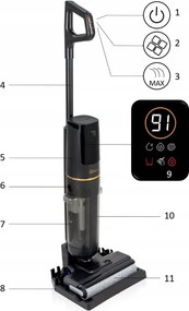 ZILAN ZLN8000 AURUM CORDLESS WET VACUUM CLEANER