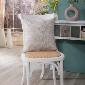 Μαξιλαροθήκη Διακοσμητική Felicia 02 Beige Teoran 43X43 Cotton-Polyester