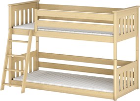 KEVIN 90x190 pine bunk bed Lano Furniture