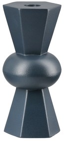 Κηροπήγιο &quot;Metallo&quot; Μεταλλικό Σκούρο Μπλε 2 Τμ. Ποικιλία 7X7X19Cm 7X7X19Cm