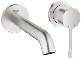 Μπαταρία νιπτήρος τοίχου Grohe Essence New-Μήκος 23 εκ.-Ashmi Mat