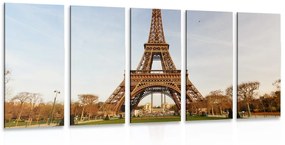 Εικόνα 5 τμημάτων διάσημος πύργος του Άιφελ - 100x50