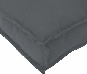 vidaXL Σετ Μαξιλαριών Πάγου 2 pcs Ανθρακί Ύφασμα Όξφορντ