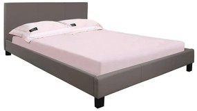 WILTON Κρεβάτι Διπλό, για Στρώμα 150x200cm, PU Απόχρωση Cappuccino