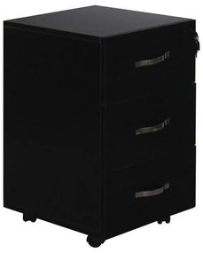 Συρταριέρα Γραφείου Unit ΕΟ438,2 38x42x63cm Black