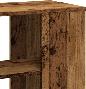 vidaXL Βοηθητικό Ντουλάπι Όψη Παλαιού Ξύλου 60 x 30 x 50 εκ. Επεξ.Ξύλο