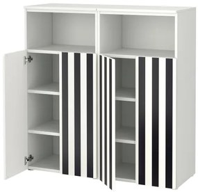 SMASTAD/PLATSA σύνθεση αποθήκευσης με 6 ράφια, 120x42x123 cm 595.496.86