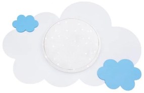 Παιδικό Φωτιστικό Τοίχου LED Σύννεφο Μπλε Cloud Starlight 137703 Elobra 137703 Μπλε