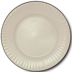 Πιάτο Γλυκού Penelope 10-017-012 Φ20x2cm Beige Nava Πηλός